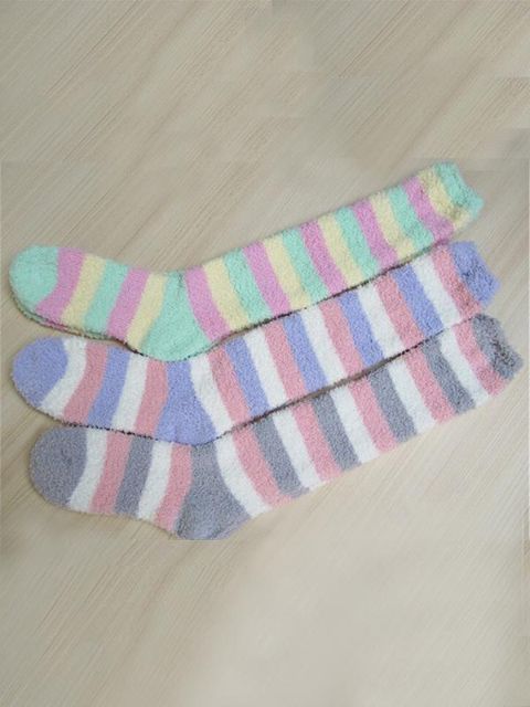 Muodikkaat pehmeät, lämpimät sukat polvisukat, paksut