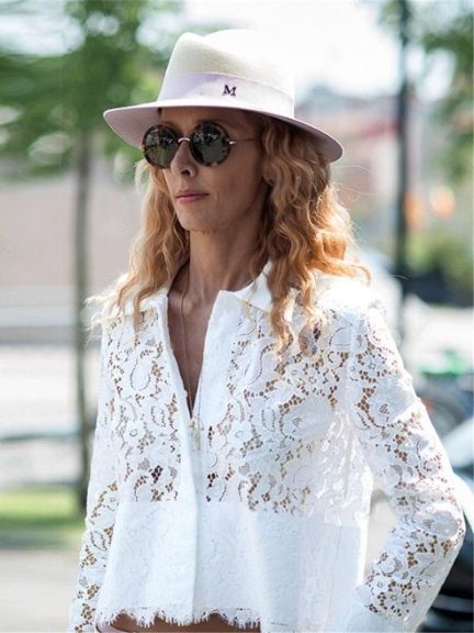 T-shirt en dentelle blanche de grande taille pour femmes Chemisier court à manches longues Tops décontractés Tops amples