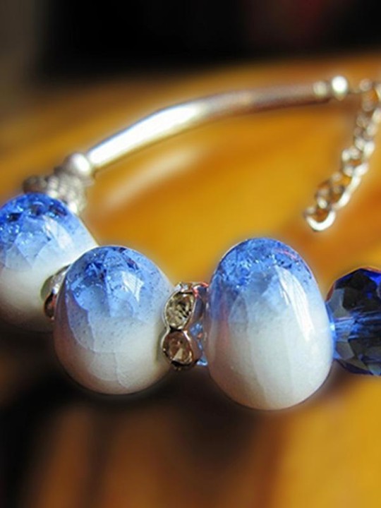 Atractivo para mujer redonda étnica pulsera accesorios de la joyería para los amantes