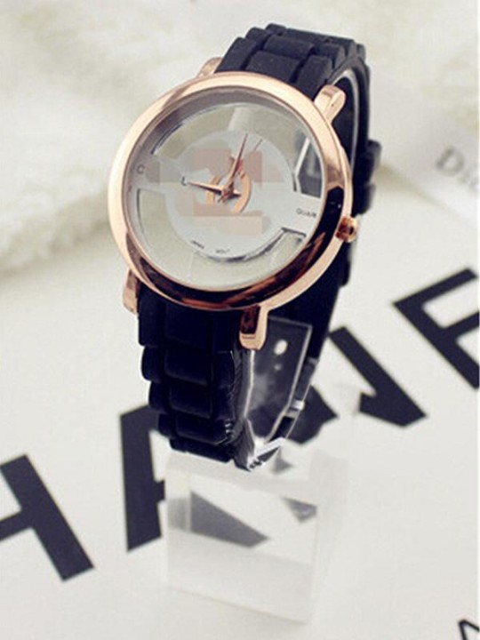 2015 New Fashion Korean Fashion Waterproof Watch Ceramic Female Form Silicone Band Quartz Watch