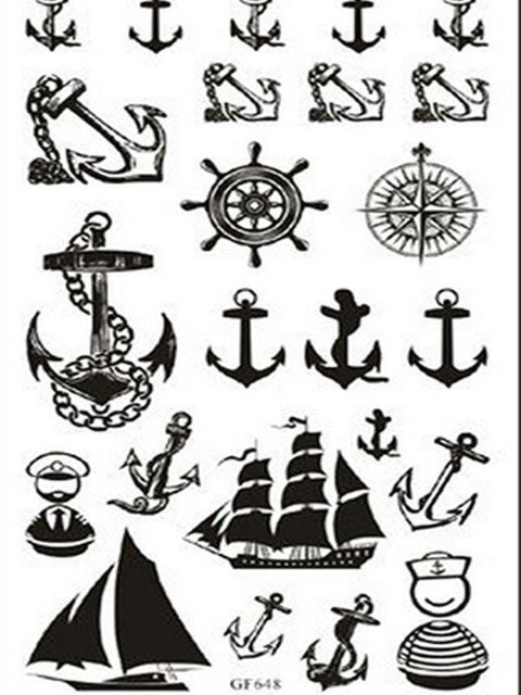 Etiquetas engomadas impermeables creativas del tatuaje Calcomanías tatuaje temporal