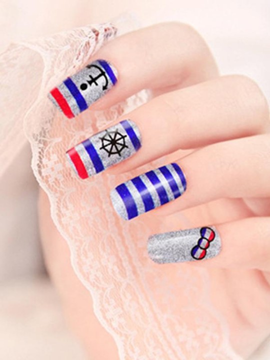 Naisten uudet DIY-tarrat Nail Art Decals Nails Wraps Nail Tools Manicure