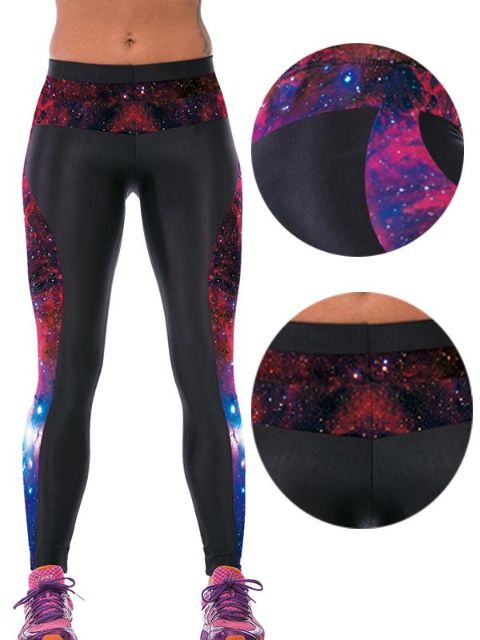 2015 Kvindemode Digital 3D Printed Slim Leggings Bukser Strækbare Tight Bukser Sportsbukser