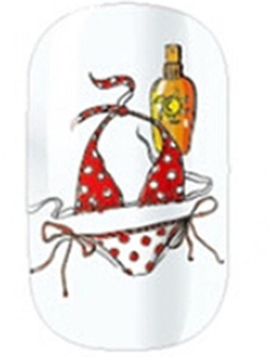 Women's Bikini  DIY  Sticker Nail Art Decals Nails Wraps  Nail Tools Manicure