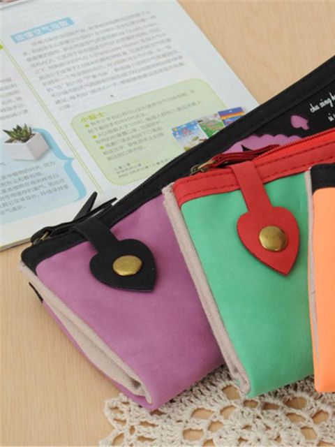 Casual brevpapper Poker tryckt kapacitet plånbok plånbok väska