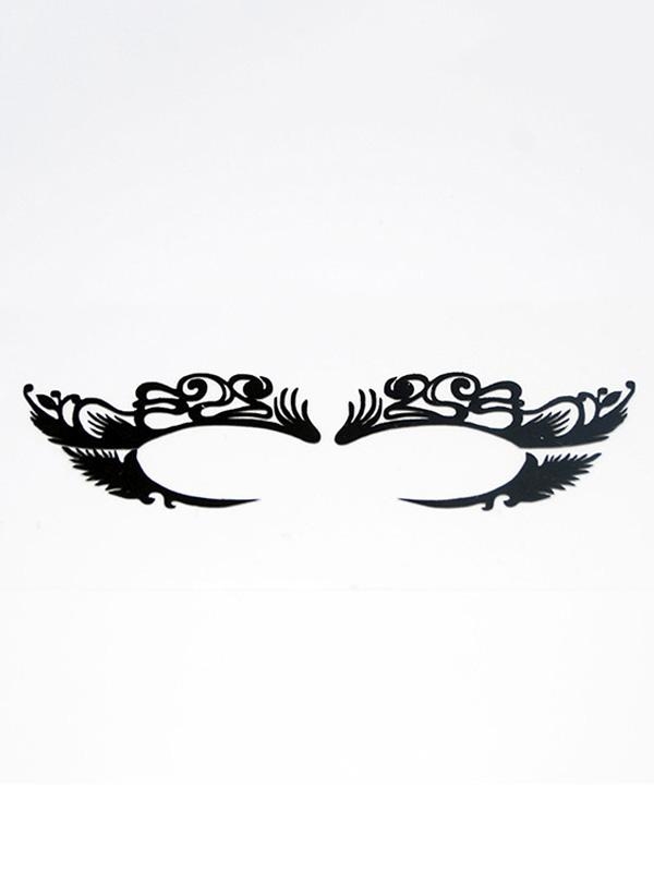 Hollow-Out Lace Eyeshadow Sticker Makeup Artistic Wings Design Eye Mask Party Cosmetic Face Tattoo