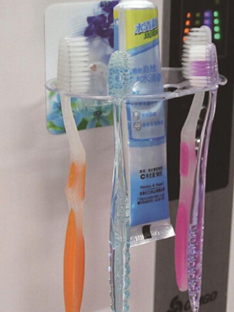 Top ventes en plastique nouveau design porte-brosse à dents de bande dessinée puissants outils de lavage de boîte d&#39;aspiration