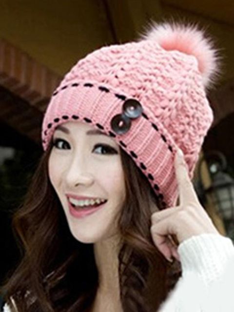 Nouveau chapeau de mode d&#39;hiver bonnet d&#39;oreille doux bonnet Crochet chapeau d&#39;hiver chaud bonnet de Ski casquette en laine tricotée