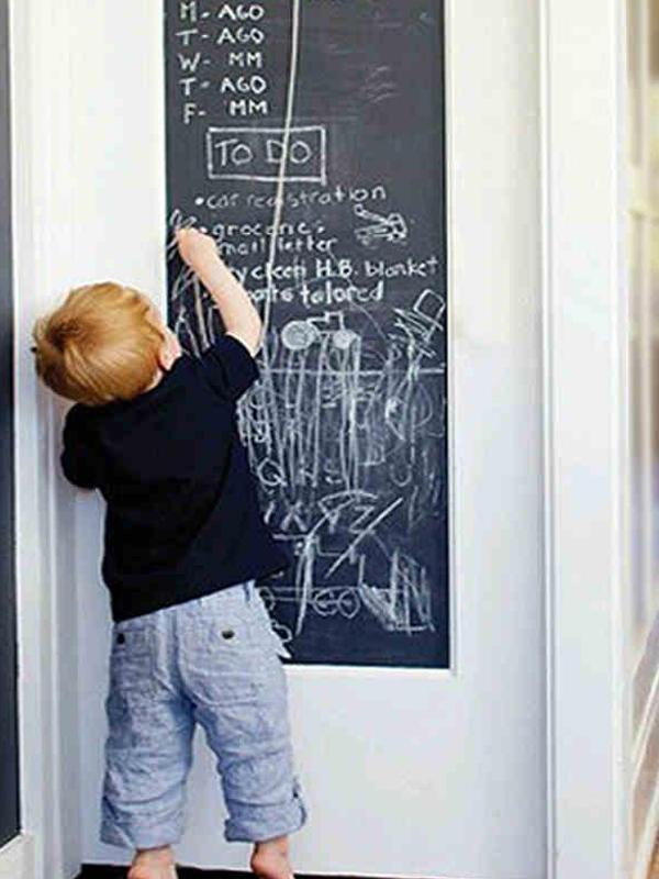 45x200 cm tableau noir tableau autocollants amovible vinyle dessiner décor stickers muraux Art tableau autocollant mural pour chambres d&#39;enfants