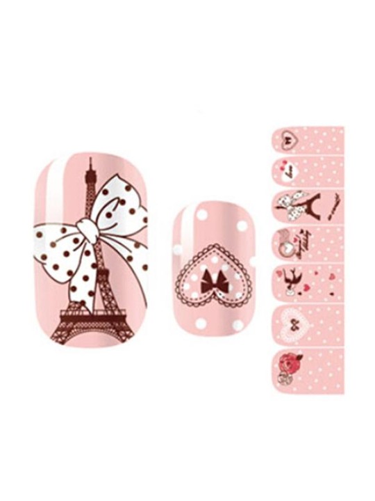 Dam Tower Butterfly DIY klistermärke Nail Art Decals Nails Wraps Nail Tools Manikyr