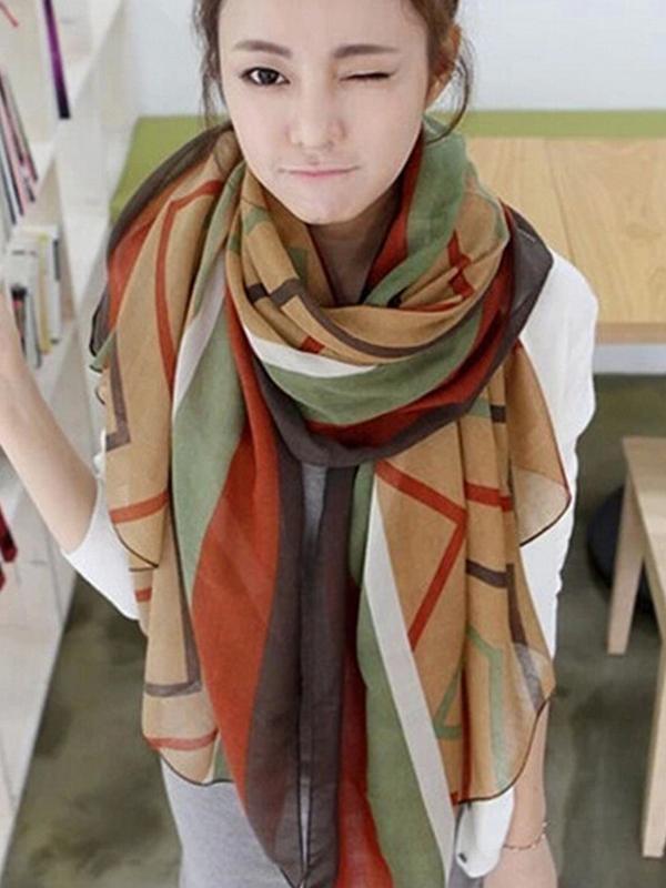 Las nuevas mujeres del otoño del invierno suaves a cuadros bufandas calientes mantón de la gasa