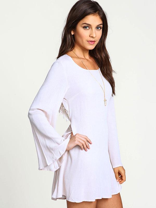 Das mulheres Sexy Back Hallow Out Profundo Decote Em V Vest Top Bodycon Longo Top Casual Vestido Magro