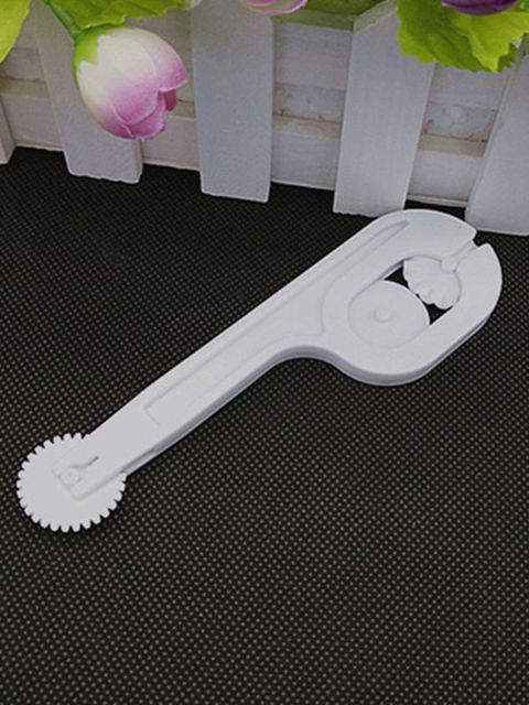 1x Hem DIY Verktyg Fondantkaka Socker Craft Fondant Modellering Prägling Cutter 3 Hjul