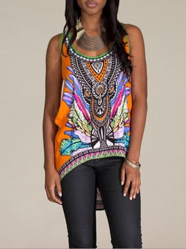 Sexy kvenna ermalaus prjónavesti O Neck stutt teig bolur óreglulegur blússa