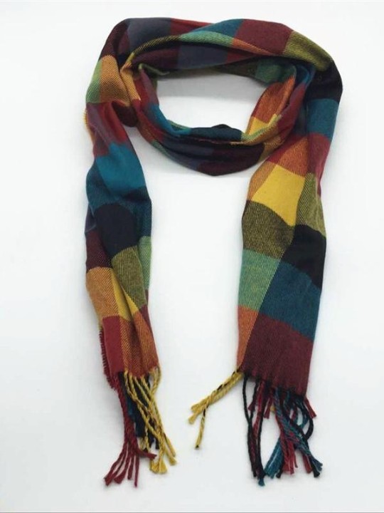 Crianças Meninos E Meninas New Inverno Borlas Lenços Xadrez Atacado Cashmere Lenços Quentes