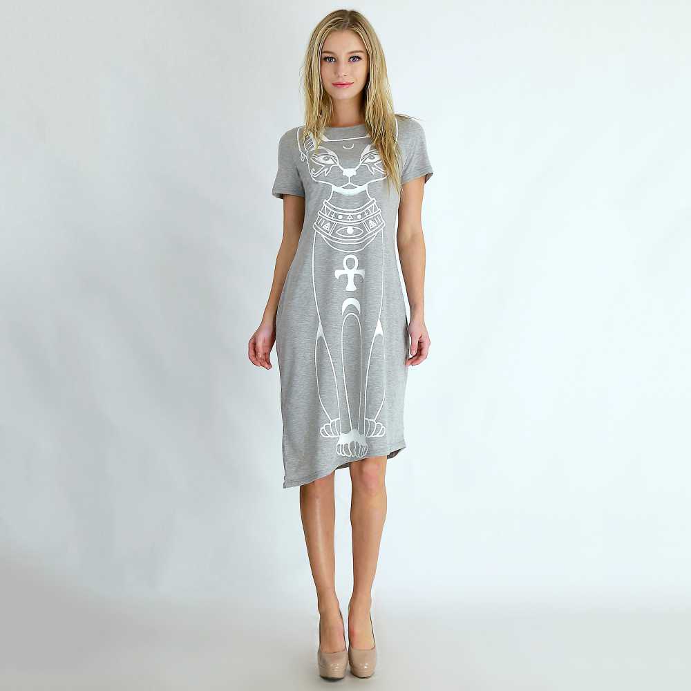 Sleeveless High and Low Chiffon Dress