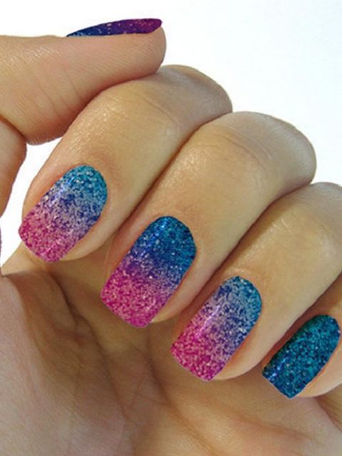 Frauen DIY Mysterious Glanz Nail Art Decals Nägel Wraps Nail Tools Maniküre