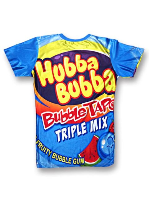 New Fashion Women's Hubba Bubba 3D Print T-shirt Crewneck Young  Style Casual Tee Short Sleeve Tops