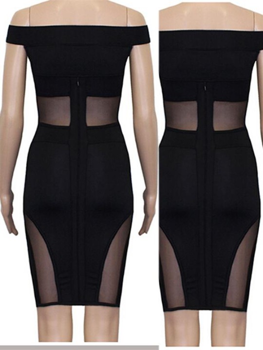 Hot Moda Feminina Sexy Strapless Bandage Casual Wraped Ruched Vestido Bodycon