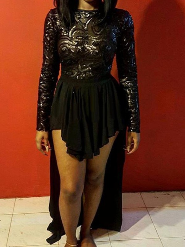 New Fashion Pailletten Trailing Long Lace Neckholder rückenfreies Abendkleid, figurbetontes Kleid, hohe Taille Kleid, figurbetontes Kleid