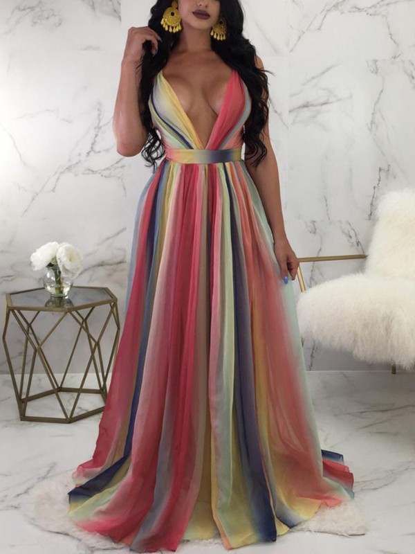 Sexy Spaghetti Strap Ruffled Cutout Maxi Dress Sage