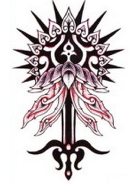 Mode Simulation Totem Fleur Étanche Tatouage Autocollants Stickers Tatouage Temporaire