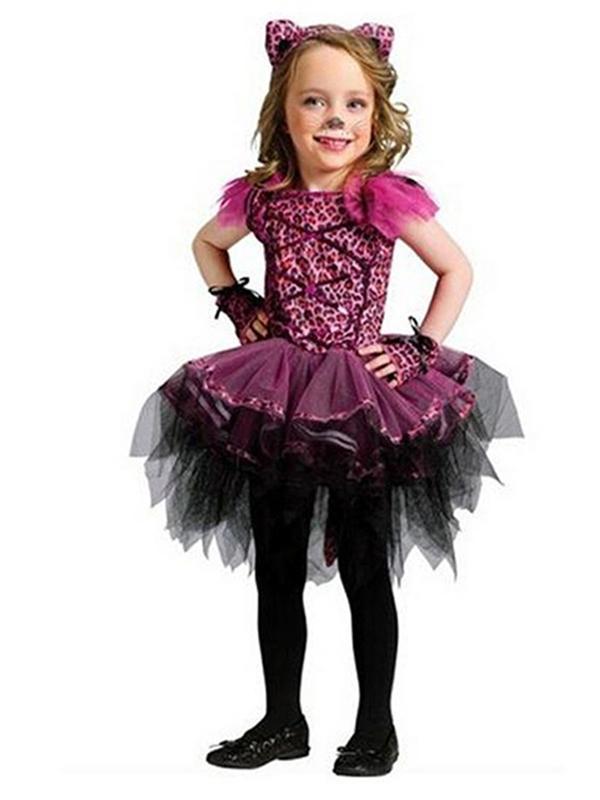 Disfraz de Halloween Cute Children Costume Dress Juego de rol de animales Cosplay Princesa de Navidad Dress Kids Costume