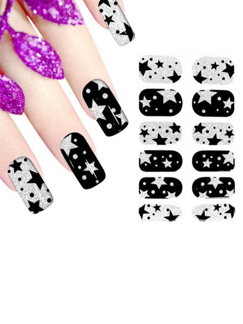 New Shining Star Women's DIY Sticker Nail Art Decals Nails Wraps Nail Tools Manicure