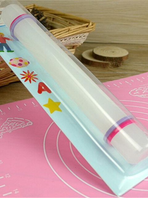 Hot White Não-stick Deslizamento Fondant Rolling Pin Fondant Bolo Rolo De Massa De Decoração Do Bolo Rolo De Artesanato De Cozimento Ferramenta De Cozimento