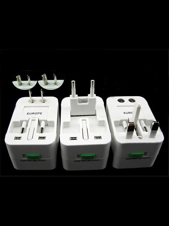 Power Converter Socket With 2 USB Internationally Special Standard Tourism Conversion Plug