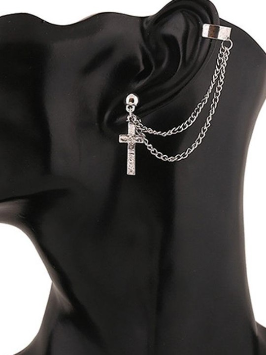 Naisten muoti Uusi persoonallisuus punk tyyli rajat tuppi korvakoru korvakorut