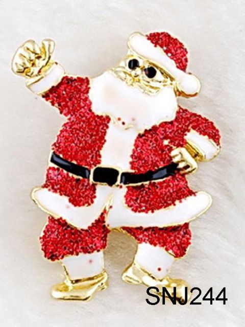 Broche de cadeau de Noël unisexe nouvelle conception créative