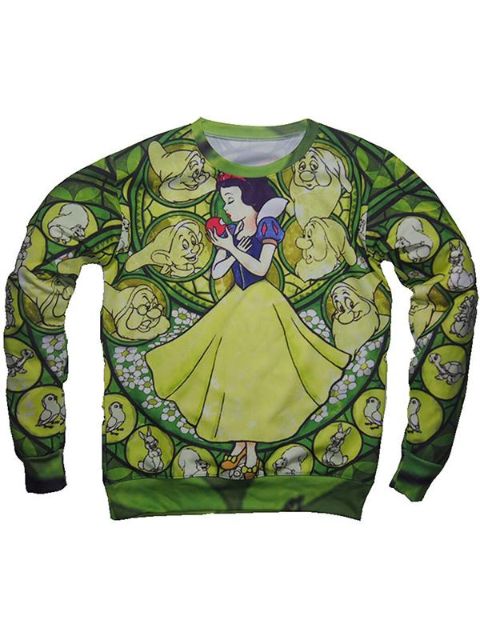 Naisten syksyn muoti lumivalkoinen painatus puserot villapaidat pitkähihaiset yläosat