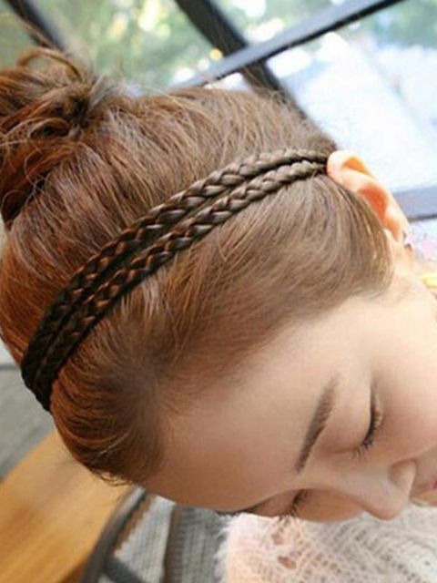 Delicate Newest Fashion Women  Pro Salon Nature Handmade  Ponytail Headband