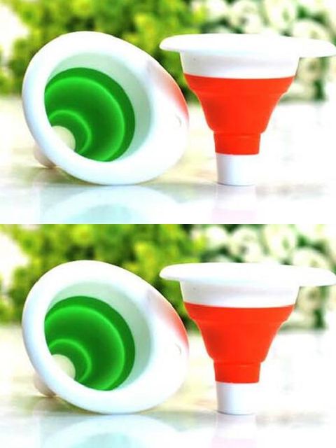 Silicone Mini Retractable Household Items Funnel Folding Funnel