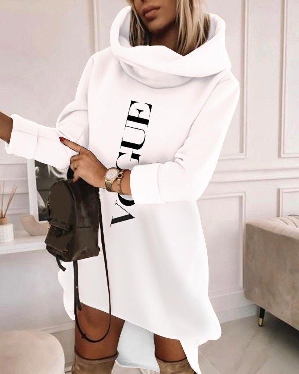 Designer discount sweatshirt dress