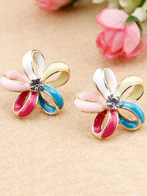 New Hot Fashion Sweety Belles Femmes À La Mode Boucles D&#39;oreilles Couleur Bohême Croix Boucles D&#39;oreilles Beaux Bijoux pour Femmes