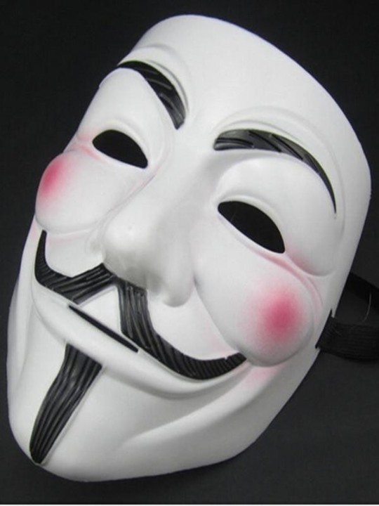 Halloween Cosplay MASK V for VENDETTA Costume Fawkes Anonymous mask