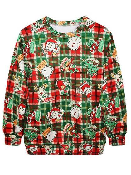 Unisex julepyntet trøje til jul