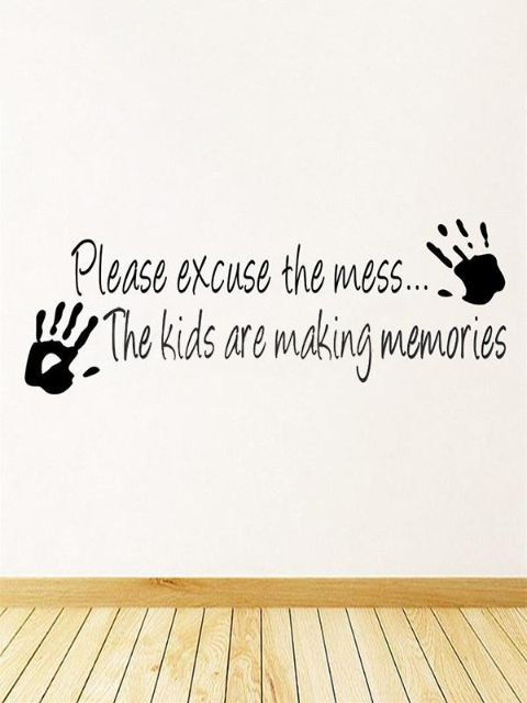 Making Memories Vinyl Wall Sticker Home Decor Creative Quote Wall Decals Kids Room Removable Cartoon Wall Art