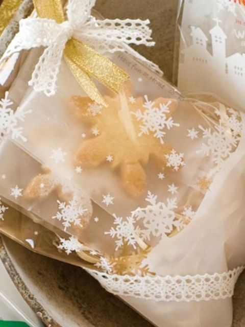 95kpl / erä evästepakkaukset värikkäät itsekiinnittyvät muovipussit kekseille välipala karkkia leivontapaketti joulu