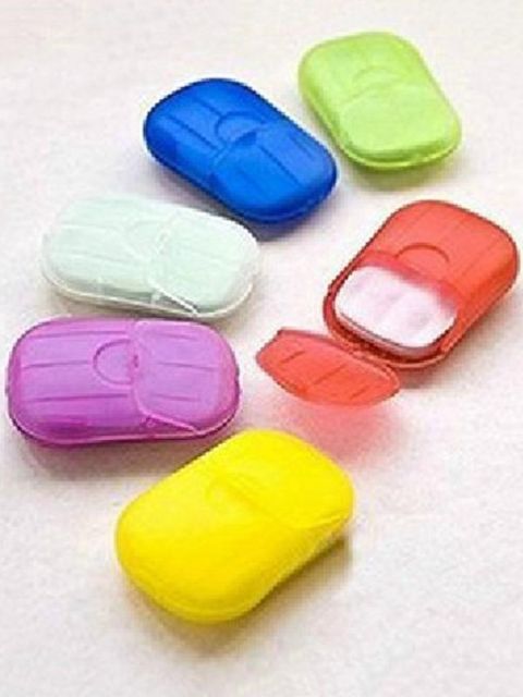 Lahjakylpyvartalosaippuat Matkailu Kannettava tuoksuva terälehtipaperisaippuapala