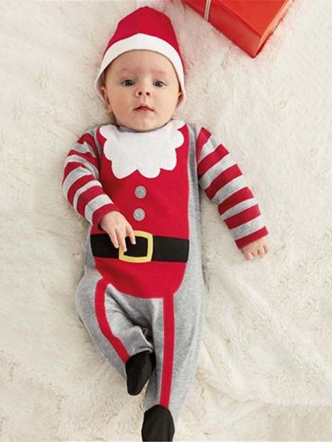 Christmas Jumpsuit Hot Baby Romper Suits Santa Claus Clothes Children Romper For Newborn Baby