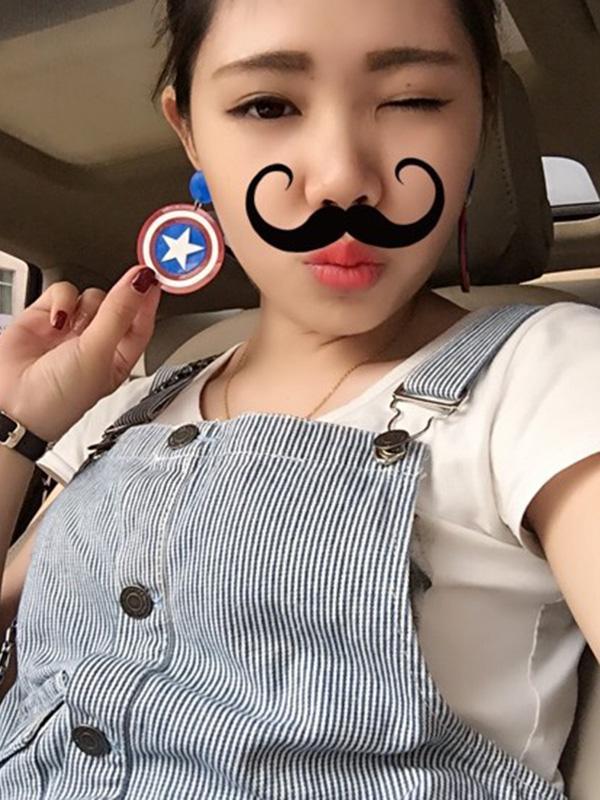 Nouvelle mode Cool The Avengers Captain America Star Shield personnalité grandes boucles d&#39;oreilles