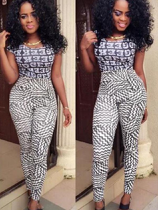 Naisten seksikäs plus-kokoinen slim fit -housut, pitkät housut, 2 kpl Playsuit Romper