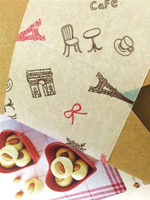 Handgemachte Wrapper Weihnachten Geburtstag Hochzeitsgeschenk Wachs Papier Geschenkverpackung Geschenkpapier 50 Stück 25 * 35 cm