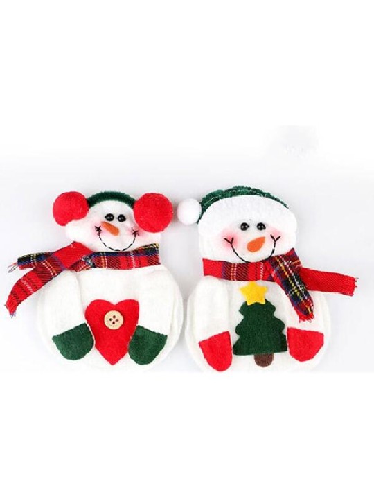 Decoración de regalo de Navidad Hotel de moda Restaurante Hotel Niño Mesa Uso de navajas y tenedores de Santa Claus