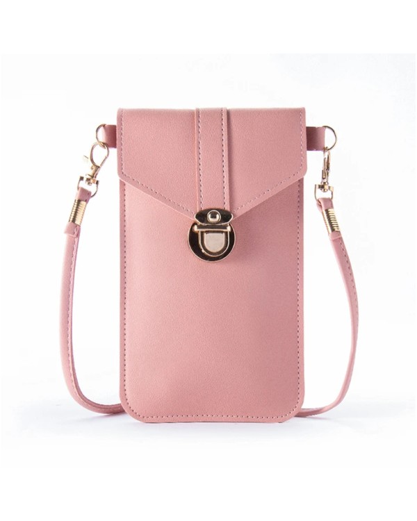 Touchable pu leather online change bag