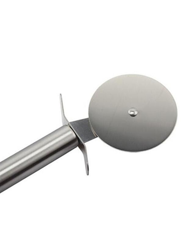1stk Rustfrit Stål Pizza Cutter Engros Pizza Kniv Kage Værktøj Pizza Hjul Saks Mad Grade Materiale Længde 20cm