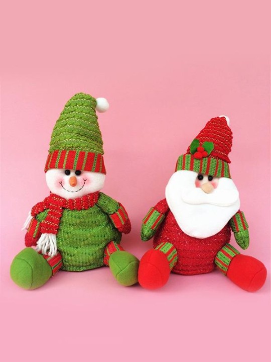 Fashion Xmas Santa Claus Snowman Deer Christmas Doll Christmas Decoration